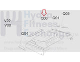 Horizon Fitness TM499 TM746 TM746B TM499B Treadmill Upper Plastic Motor Cover Decorate Plate 1000430035-hydrafitnessparts