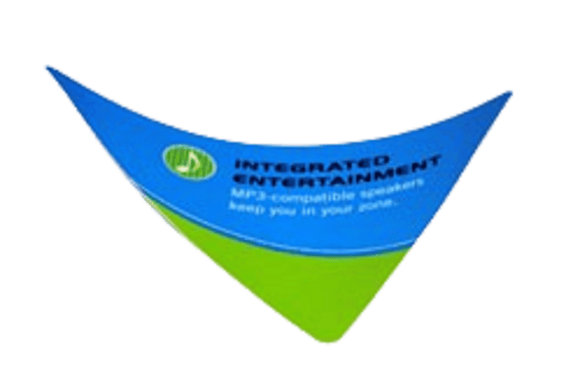 Horizon Fitness TM604 Treadmill Left Speaker Sticker Cover 100268-hydrafitnessparts