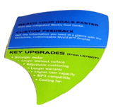 Horizon Fitness TM604 Treadmill Right Sticker Overlay 100270-hydrafitnessparts