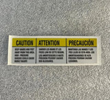 Horizon Fitness TM687 Adventure 5-02 Treadmill Warning Label 1000300792-hydrafitnessparts