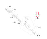 Horizon Fitness TM704 TM1002 TM1002C TM765 Treadmill Sleeve Set Semi Assembly 1000454707-hydrafitnessparts