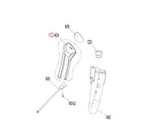 Horizon Fitness TM704 TM1002 TM746 TM499 Treadmill Heart Rate Hand Sensor Pulse Grip Set 1000361017-hydrafitnessparts