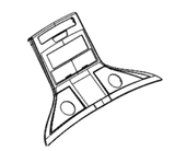 Horizon Fitness TM723 Treadmill Console Overlay Set Semi Assembly 1000406499-hydrafitnessparts