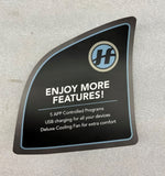 Horizon Fitness TM726 TM492 Treadmill Reading Rack Left Pop Sticker 1000413728-hydrafitnessparts