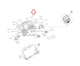 Horizon Fitness TM726 TM492 Treadmill Reading Rack Left Pop Sticker 1000413728-hydrafitnessparts