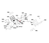 Horizon Fitness TM734 TM486 Treadmill Fan Fixing Plate 1000419461-hydrafitnessparts