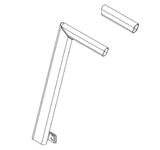 Horizon Fitness TM734 TM486 Treadmill Left Console Mast Set Semi Assembly 1000424011-hydrafitnessparts