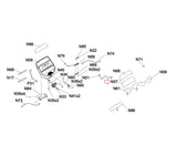 Horizon Fitness TM734 TM486 Treadmill Middle Manipulate Overlay 1000413752-hydrafitnessparts