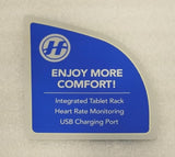 Horizon Fitness TM734 TM486 Treadmill Right Reading Rack Pop Sticker 1000413748-hydrafitnessparts