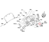 Horizon Fitness TM734 TM761 TM726 Treadmill Right Speaker Cover 1000402579-hydrafitnessparts