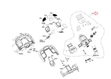 Horizon Fitness TM758 TM1000 Treadmill Upper Console Overlay Set Semi Assembly 1000444921-hydrafitnessparts