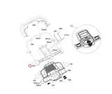 Horizon Fitness TM765 TM1002C Treadmill Console Base Frame Set 1000458492-hydrafitnessparts