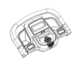 Horizon Fitness TM765 TM1002C Treadmill Display Console Set Semi Assembly 1000453630-hydrafitnessparts