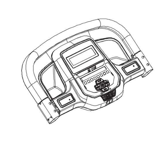 Horizon Fitness TM765 TM1002C Treadmill Display Console Set Semi Assembly 1000458557-hydrafitnessparts