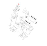 Horizon Fitness TM76B TM74B Treadmill Overlay Console Face 002880-A-hydrafitnessparts