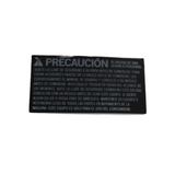 Horizon Fitness Tm688 Adventure 3-02 Treadmill Warning Label White Word Or black 1000217184-hydrafitnessparts