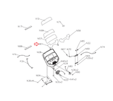 Horizon Fitness Treadmill Console Down Membrane Keypad 1000400015-hydrafitnessparts