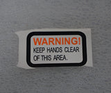Horizon Fitness Treadmill Digital Disk Warning Decal 006070-AX-hydrafitnessparts