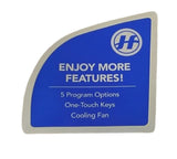 Horizon Fitness Treadmill Left Reading Rack Pop Sticker 1000413749-hydrafitnessparts