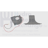 Horizon Fitness Treadmill Left & Right Fan W/Win Shield 073303-hydrafitnessparts