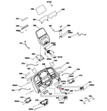 Horizon Fitness Treadmill Red Safety Switch Wire Harness 1000343073-hydrafitnessparts