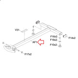 Horizon Matrix Vision AFG Fitness Livestrong Elliptical Rear Frame Stabilizer-hydrafitnessparts