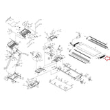 Horizon Treadmilll OEM Walking Running Belt Treadbelt 495x2800x1.6T 049245-B-hydrafitnessparts