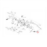 Horzion Fitness Elite E7 - EP58 Elliptical Right Foot Link Arm Set 1000348004-hydrafitnessparts