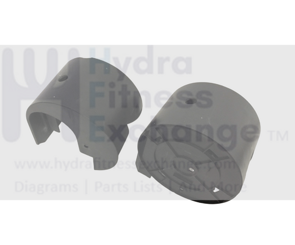 Ironman Envision Treadmill Right & Left Top Endcap Set Handler Cover-hydrafitnessparts