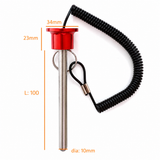 Magnetic Red Weight Stack Pin For Cable Gym Commercial & Home Gym Pins Pop Knob