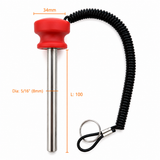 Magnetic Weight Stack Pin For Cable Gym 8mm Dia For Commercial & Home Gym