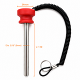 Magnetic Weight Stack Pin For Cable Gym 8mm Dia For Commercial & Home Gym