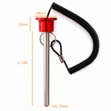 Magnetic Red Weight Stack Pin For Cable Gym Commercial & Home Gym Pins Pop Knob