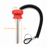Magnetic Weight Stack Pin For Cable Gym 8mm Dia For Commercial & Home Gym