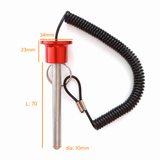 Magnetic Red Weight Stack Pin For Cable Gym Commercial & Home Gym Pins Pop Knob