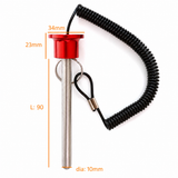 Magnetic Red Weight Stack Pin For Cable Gym Commercial & Home Gym Pins Pop Knob