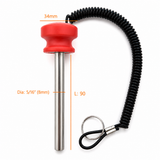 Magnetic Weight Stack Pin For Cable Gym 8mm Dia For Commercial & Home Gym