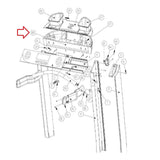 Landice 60 70 Series E-Series Treadmill Console Shroud Cover 70522-BOTTOM-hydrafitnessparts