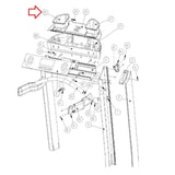 Landice Treadmill Left Cup Water Bottle Holder 70522-BUCKETL-hydrafitnessparts