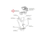 Life Fitness 91xi 91x-0000-01 Elliptical Accessory Tray Kit GK63-00002-0062-hydrafitnessparts