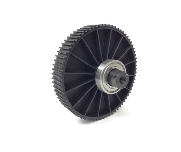 Life Fitness 95X Elliptical Crank Pulley with Spline for Cogged Belt ply-crn-84-hydrafitnessparts