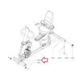 Life Fitness Cybex Stationary Bike Transport Wheel 0K76-01057-0700-hydrafitnessparts