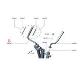 Life Fitness Elliptical Left Upper Arm AK61-00258-0002-hydrafitnessparts