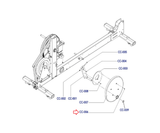 Life Fitness Elliptical Pan Screw M5 - 0.8 x 8 REX3JNZ-hydrafitnessparts