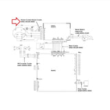 Life Fitness Elliptical Power Control Cable Assembly MFR-63920 AK61-00135-0000-hydrafitnessparts
