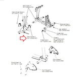 Life Fitness Elliptical Rear Clevis Cover AK61-00062-0001-hydrafitnessparts