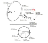 Life Fitness Elliptical Roller Wheel Set GK61-00002-0026-hydrafitnessparts