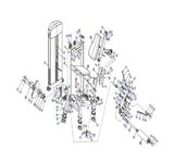 Life Fitness FZCE FZLE Strength System Right Custom Weldment Handle 7517599-hydrafitnessparts