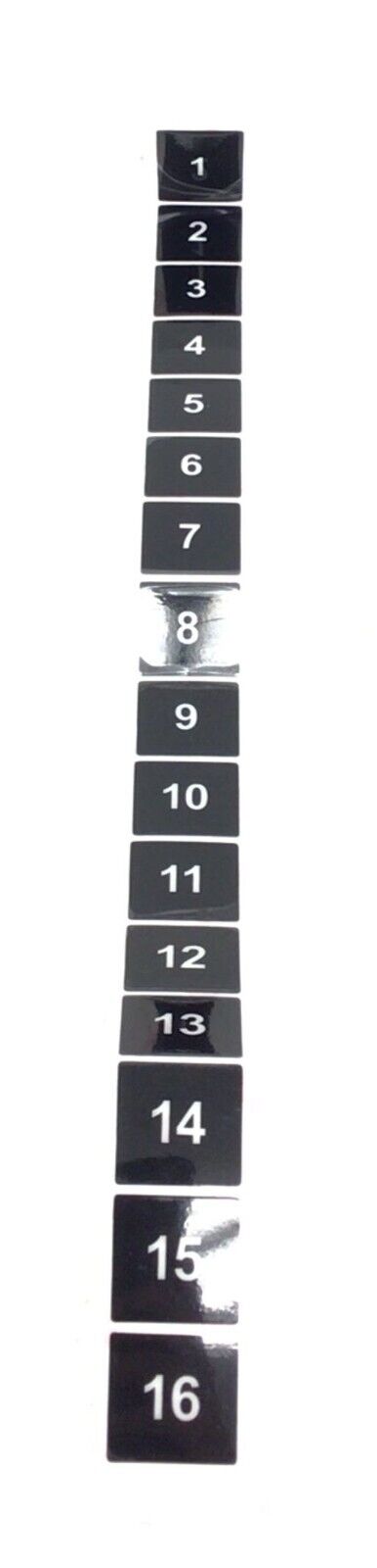 Life Fitness G5-001 Strength Systems Weight Stack Strip Label 8327001-hydrafitnessparts