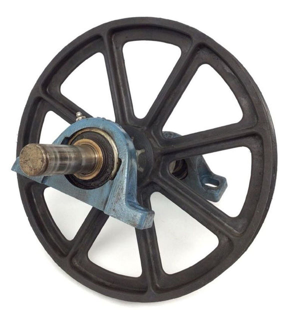 Life Fitness LS9100 Stepper Drive Pulley W/Axle Bearing and Race AK24-00037-0003-hydrafitnessparts